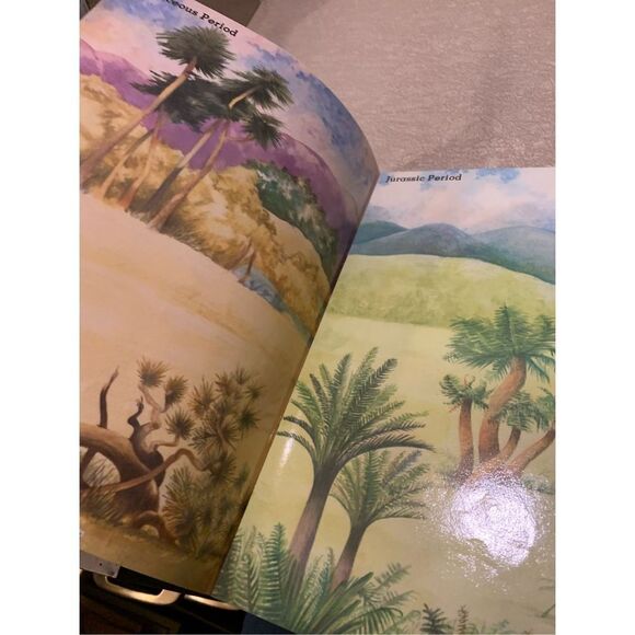 Dinosaur Peel n Play Activity Book-Vintage Complete-Chatham River Press 1987 - Picture 3 of 6